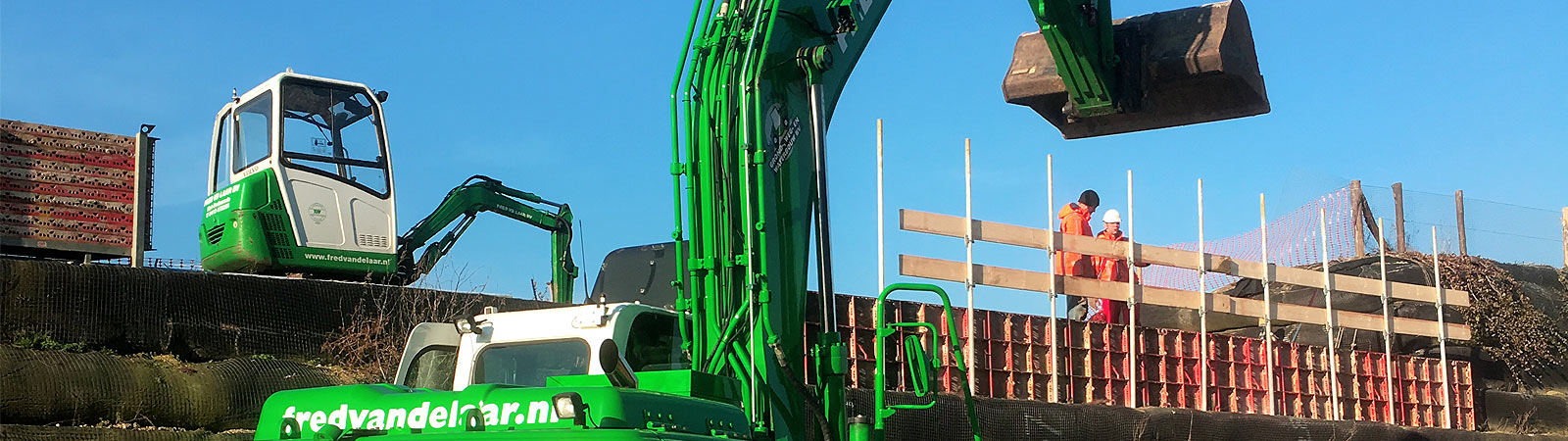 Gewapende Grondconstructies van Fred van de Laar Grond- Weg- en Waterbouw BV uit Sint-Oedenrode